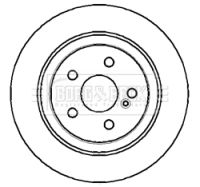 BORG & BECK Тормозной диск BBD4291